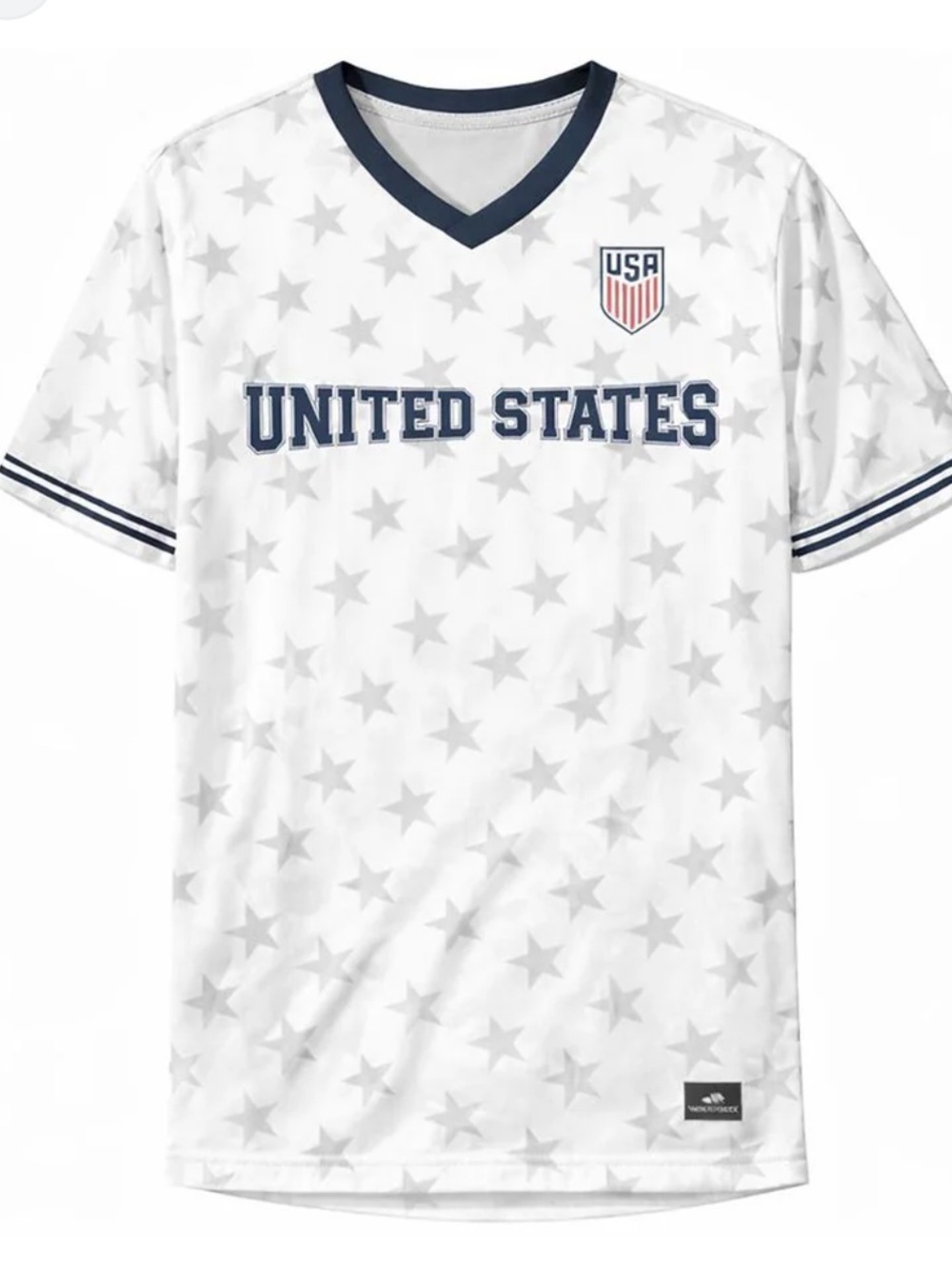 NWT USA Soccer United States White Performance Jersey Size Small